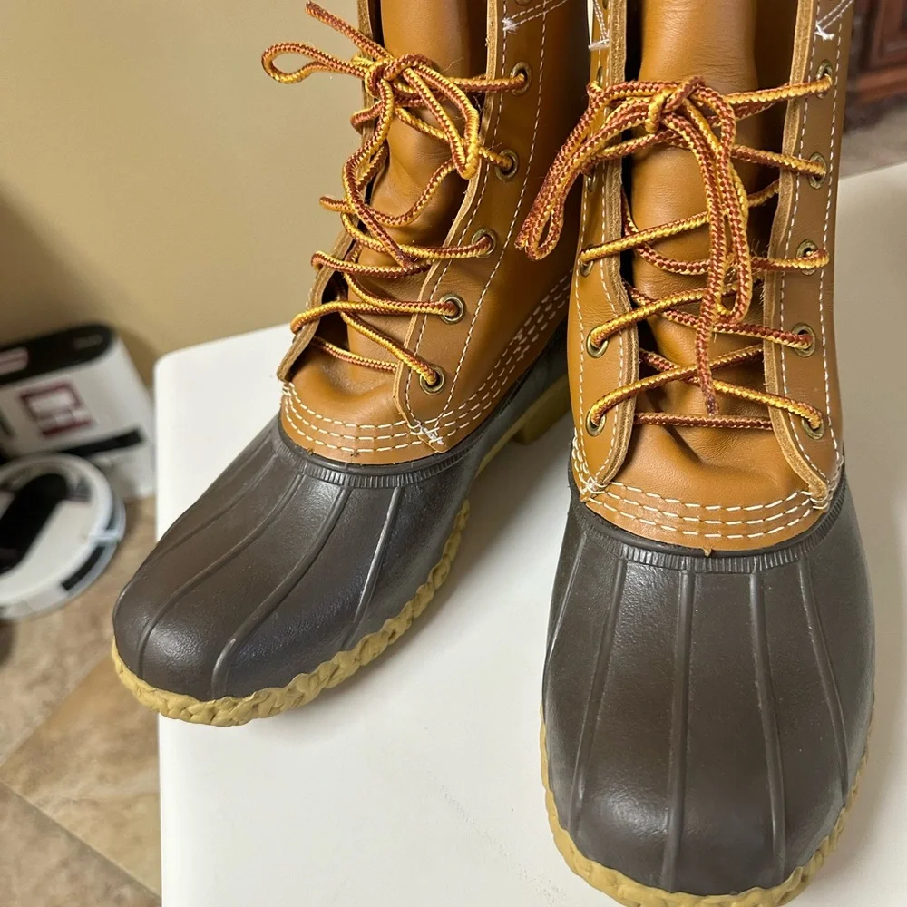 LL bean womens duck‎ boots size 8m